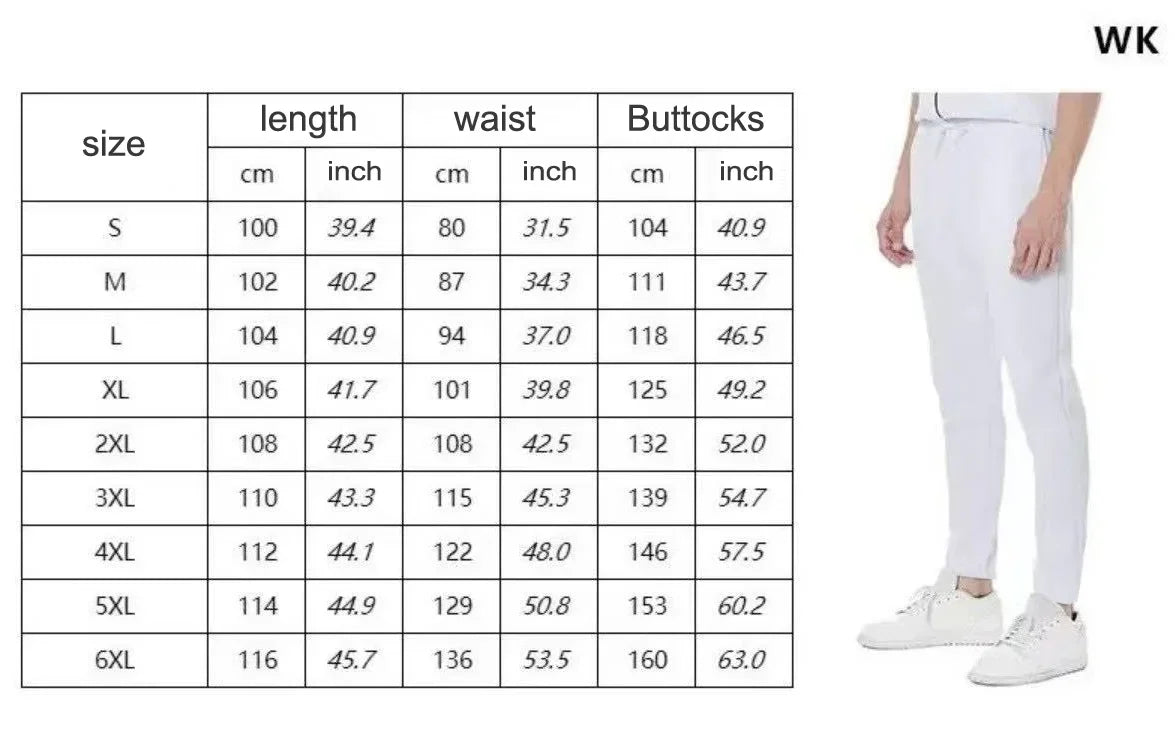 Star Print Streetwear Straight-Leg Unisex Pants