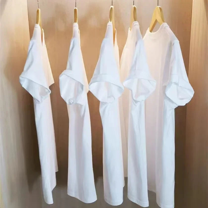 American Trendy Brand Cotton Short-sleeved T-shirt Men's and Women's 2025 Summer Casual Crew Neck T-shirts Tops