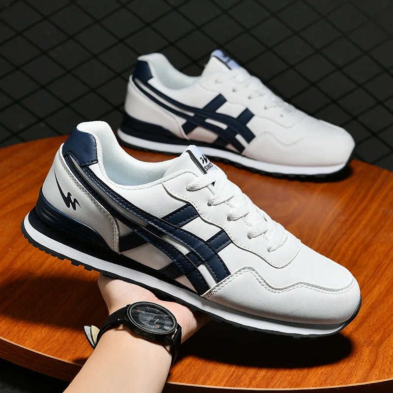 Double Star Men's Skateboard Shoes, Anti Slip and Wear-resistant, Lightweight and Fashionable, Versatile and Trendy Men's Shoes