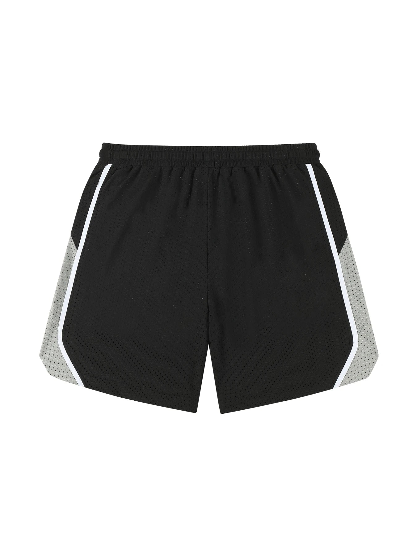Street Style Breathable Mesh Basketball Shorts for Men Elastic Waistband Gym Shorts with Pockets Training Running Short Pants