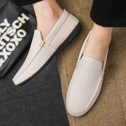 Men Loafers Soft High Quality Spring Autumn Shoes Men Casual Shoes Warm Slip on Flats Driving Shoes Large Size chaussure hommes