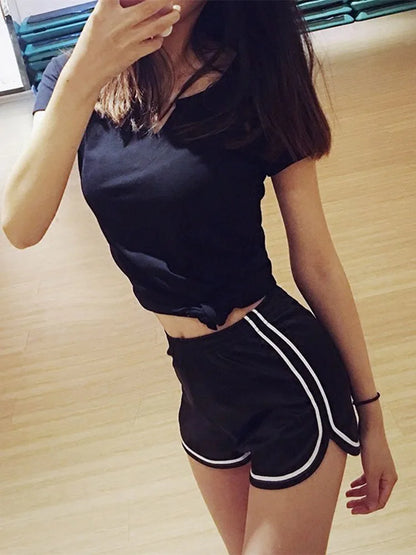 New Women Shorts Summer Silk Slim Beach Casual White Egde Shorts Hot