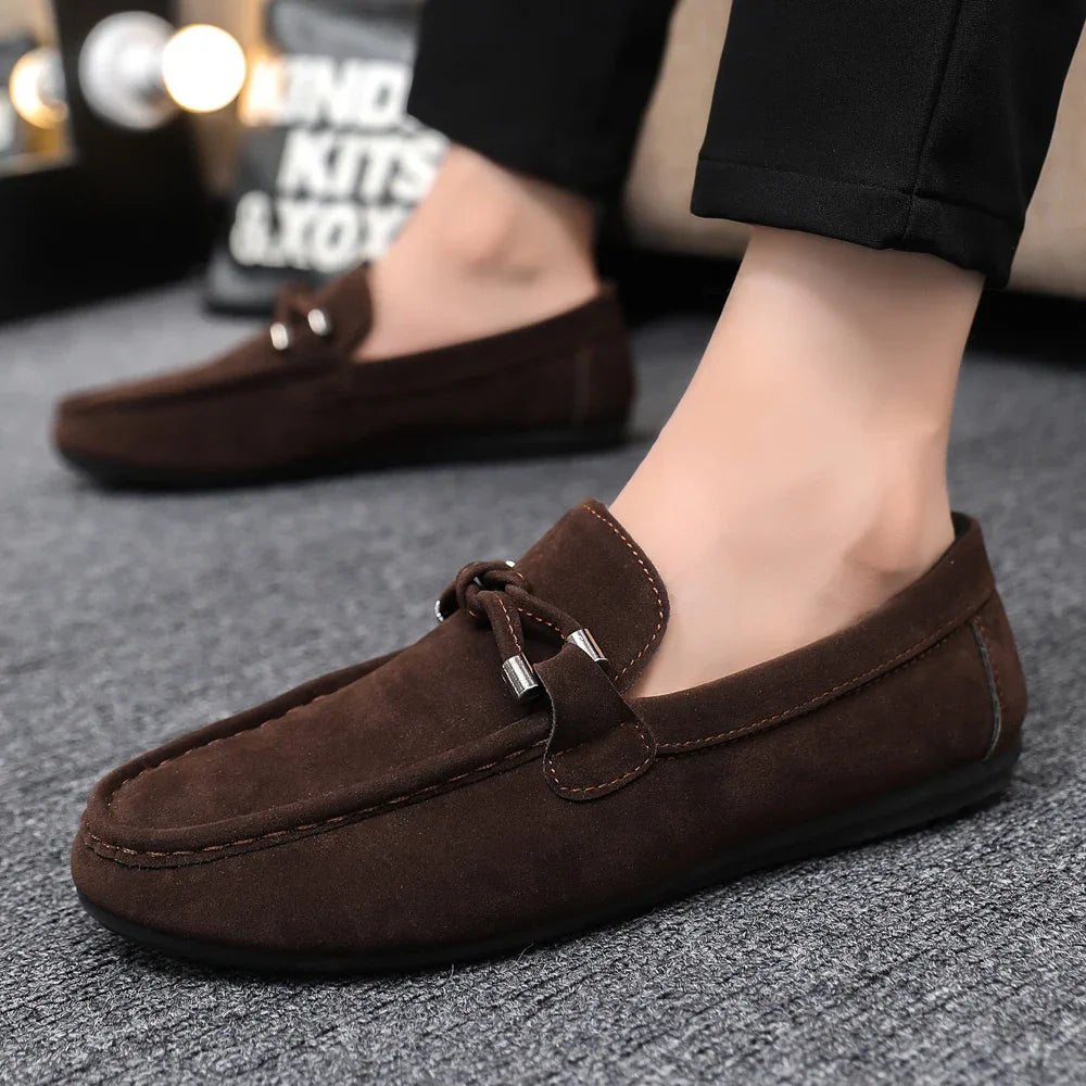 Men Loafers Soft High Quality Spring Autumn Shoes Men Casual Shoes Warm Slip on Flats Driving Shoes Large Size chaussure hommes