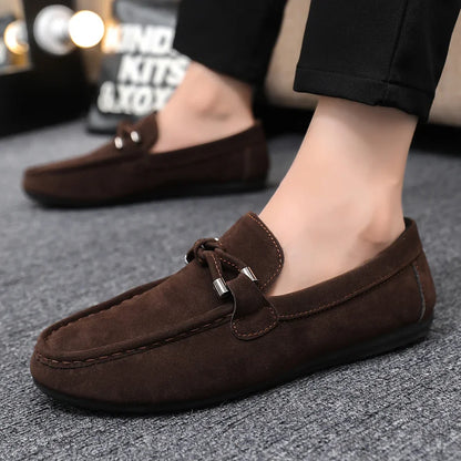 Men Loafers Soft High Quality Spring Autumn Shoes Men Casual Shoes Warm Slip on Flats Driving Shoes Large Size chaussure hommes