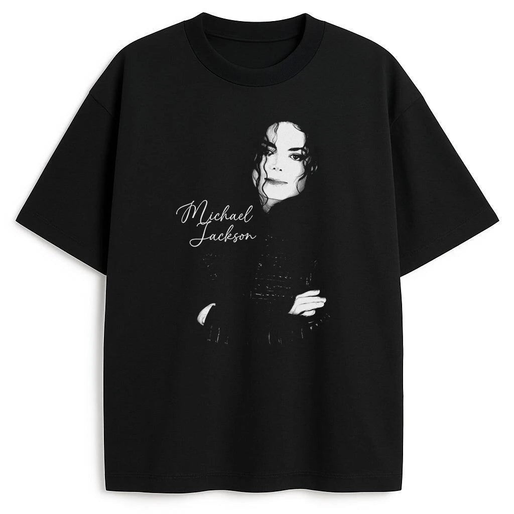 Hot Sale Salute To Michael Jackson Graphic Print T-Shirt Women Men Cotton Casual Streetwear Fashion Oversized Top Summer New Tee