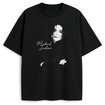 Hot Sale Salute To Michael Jackson Graphic Print T-Shirt Women Men Cotton Casual Streetwear Fashion Oversized Top Summer New Tee