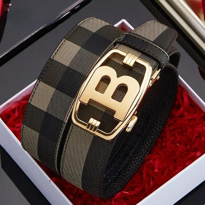 2025 New business Men Belt Male Genuine Leather Belt Strap Famous Brand Luxury Automatic B Belts for Women Canvas belt jeans