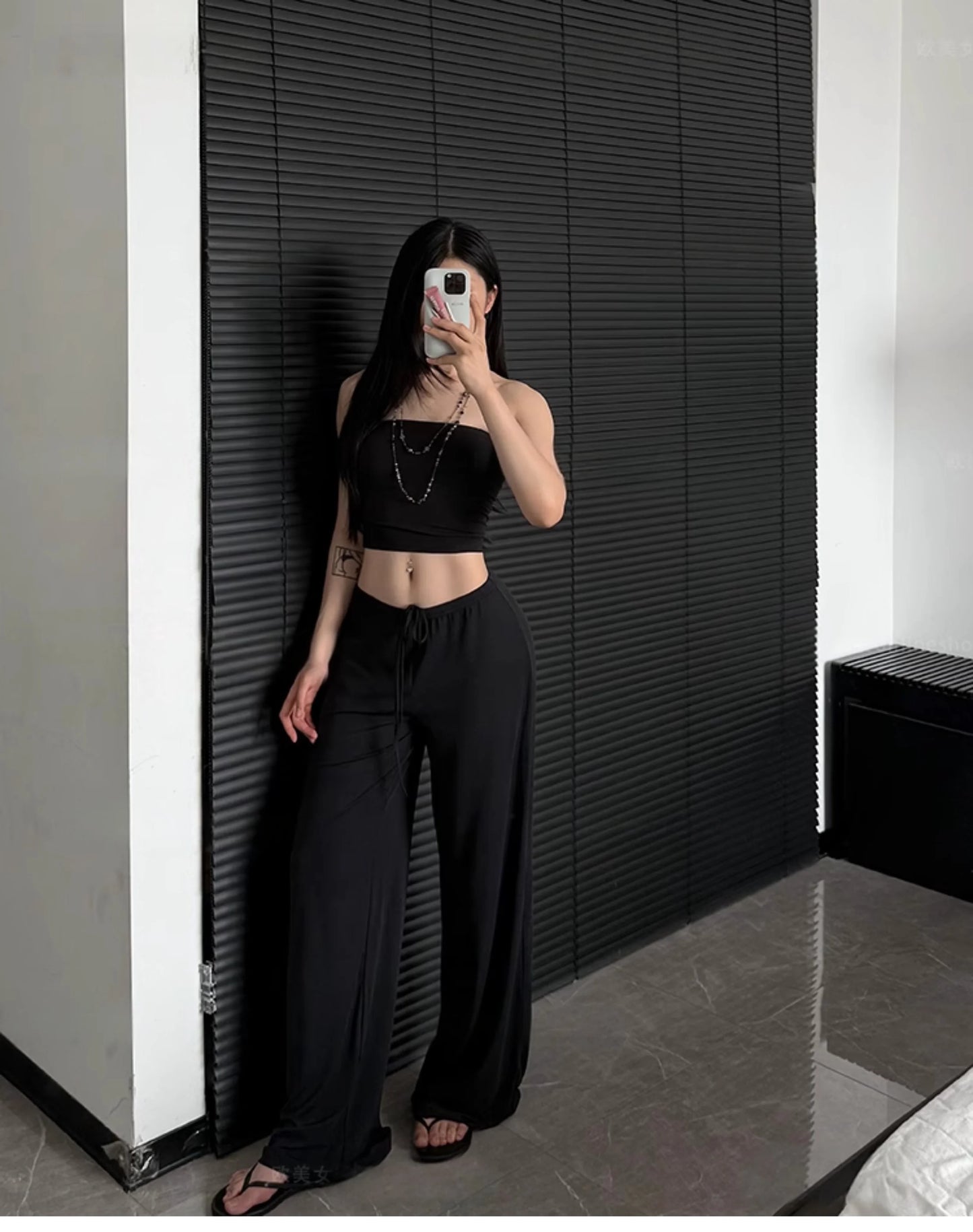 Ctenkevet-High Waist Wide-Leg Yoga Joggers for Women, Female Casual Tracksuit Bottoms, Straight Outdoor Baggy Sweatpants, Autumn