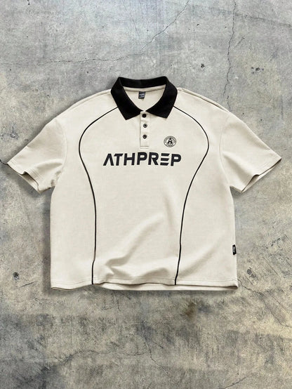 The new men's short-sleeved POLO shirt for summer 2025 is casual fashionable and soft with 3D letter pattern printing