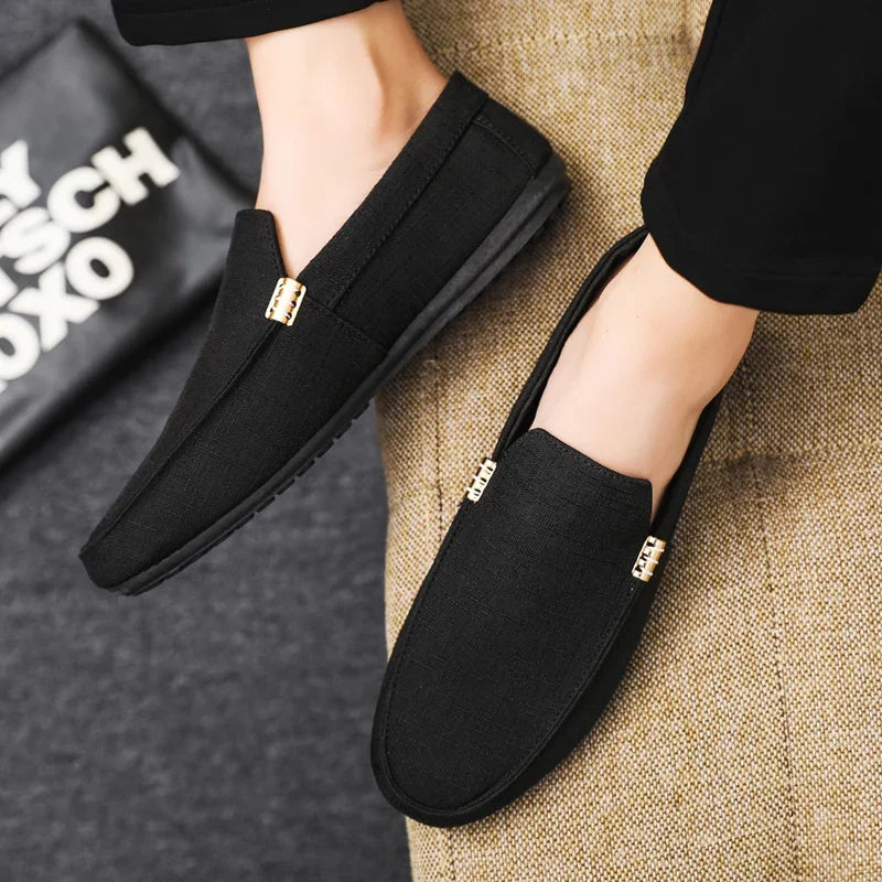 Men Loafers Soft High Quality Spring Autumn Shoes Men Casual Shoes Warm Slip on Flats Driving Shoes Large Size chaussure hommes