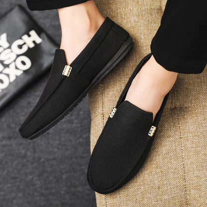 Men Loafers Soft High Quality Spring Autumn Shoes Men Casual Shoes Warm Slip on Flats Driving Shoes Large Size chaussure hommes