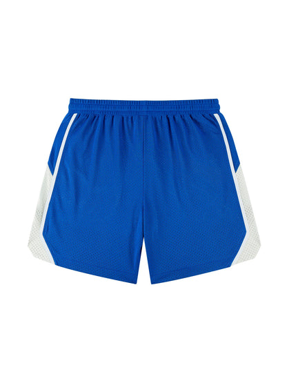 Street Style Breathable Mesh Basketball Shorts for Men Elastic Waistband Gym Shorts with Pockets Training Running Short Pants