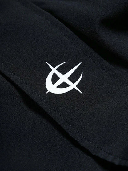 American Style Winter Short Jackets Men Fleece Lined Warm Hooded Coat Man Hip Hop Streetwear Loose Fit Outdoor Windbreaker