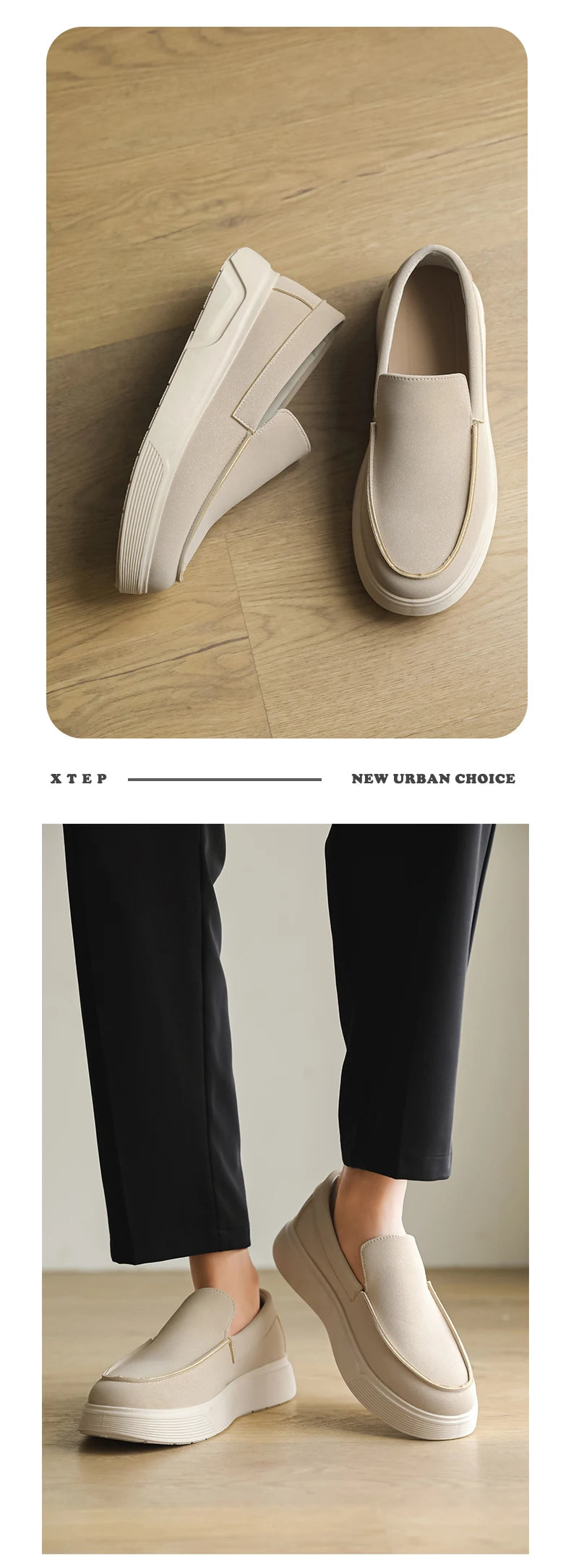 Hot Sale Platform Loafers Man Moccasins Big Size 46 Summer Men's Casual Shoes Comfortable Breathable Slip on Shoes For Men Flats