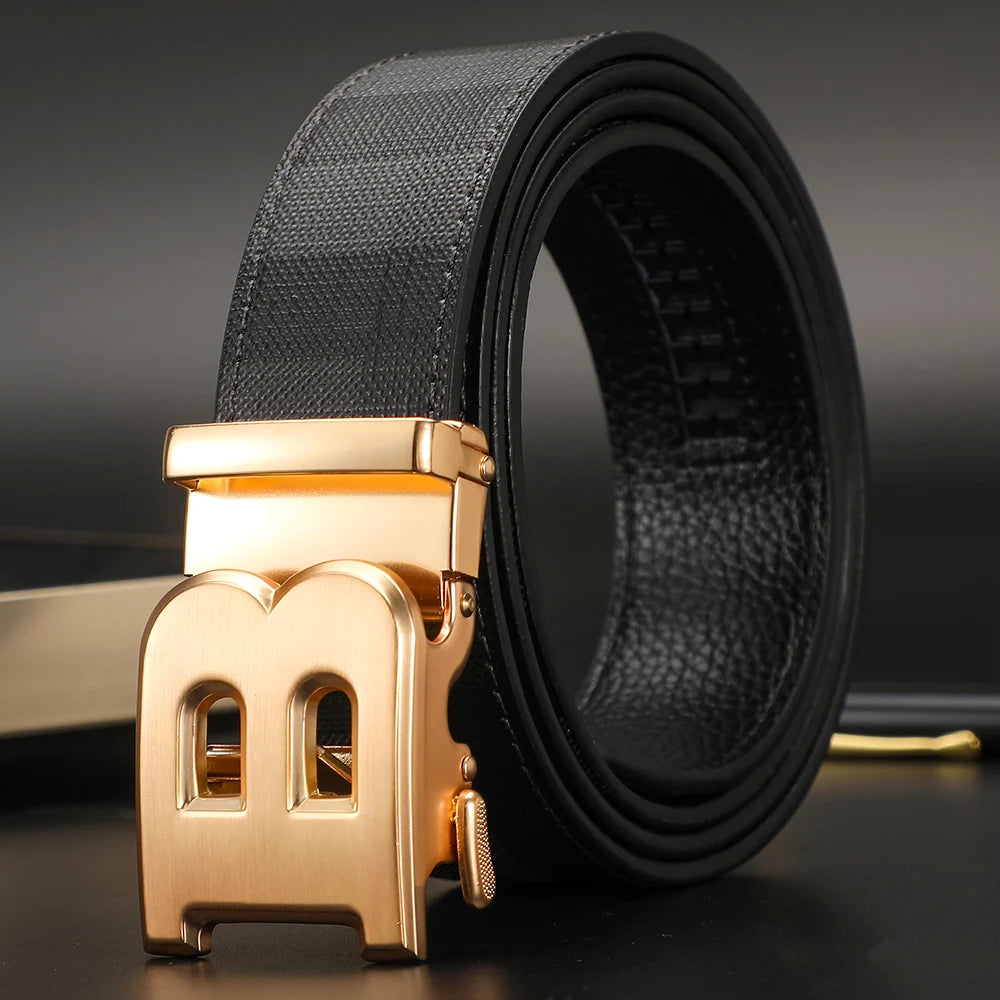 2025 New business Men Belt Male Genuine Leather Belt Strap Famous Brand Luxury Automatic B Belts for Women Canvas belt jeans