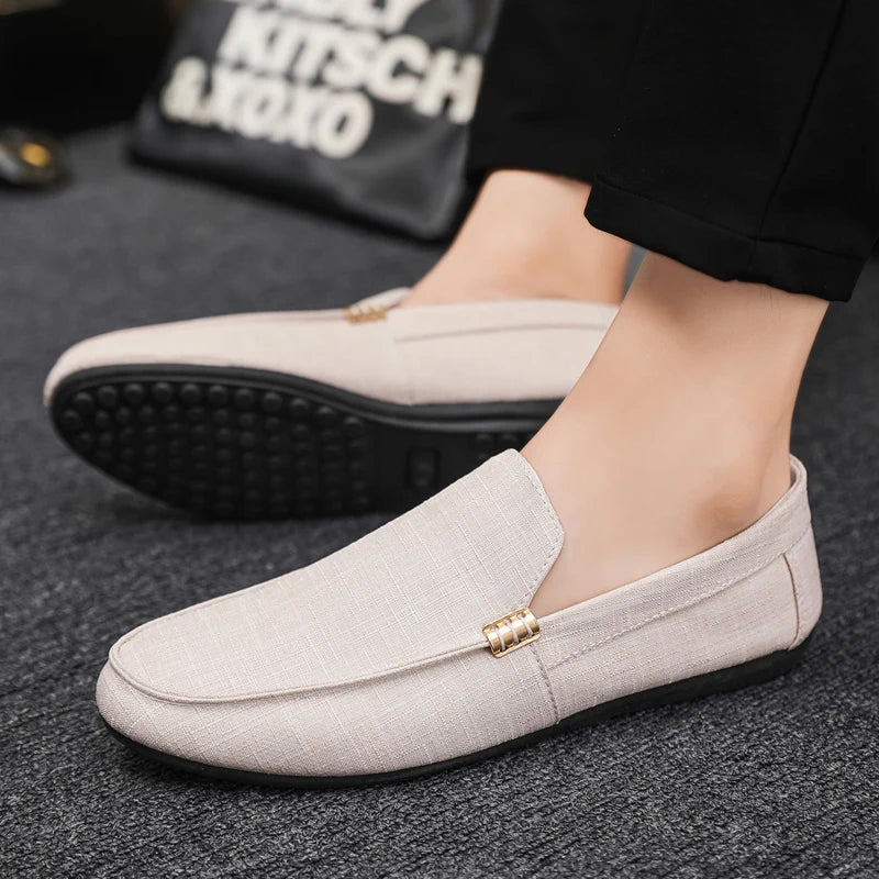 Men Loafers Soft High Quality Spring Autumn Shoes Men Casual Shoes Warm Slip on Flats Driving Shoes Large Size chaussure hommes