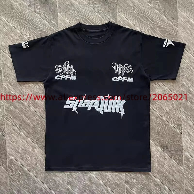 CPFM.XYZ Puff Print T Shirt Men Women 1:1 High Quality CPFM XYZ Casual Tee Top T-Shirt
