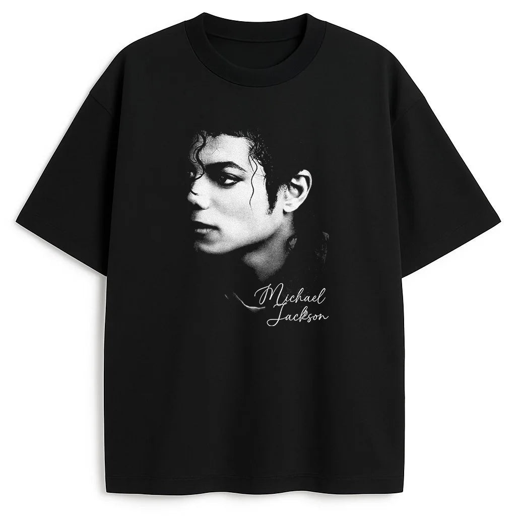 Hot Sale Salute To Michael Jackson Graphic Print T-Shirt Women Men Cotton Casual Streetwear Fashion Oversized Top Summer New Tee