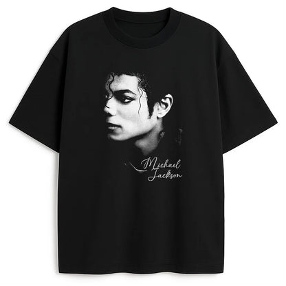 Hot Sale Salute To Michael Jackson Graphic Print T-Shirt Women Men Cotton Casual Streetwear Fashion Oversized Top Summer New Tee