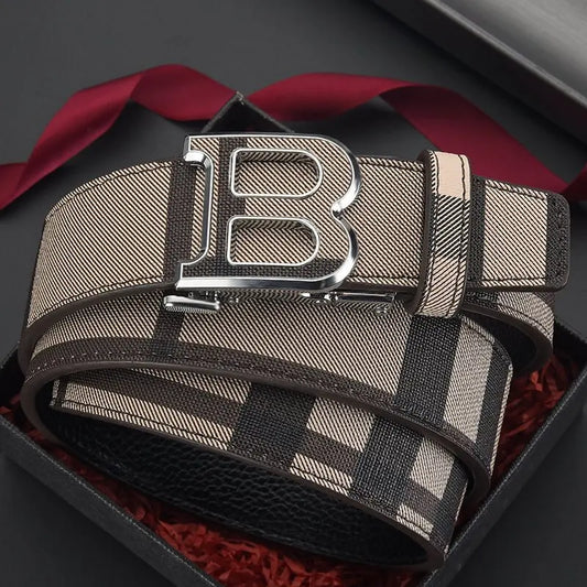 Luxury Brand Men Belt High Quality Leather Business Designer famous Belts for men Jeans Strap Male Metal Buckle belt