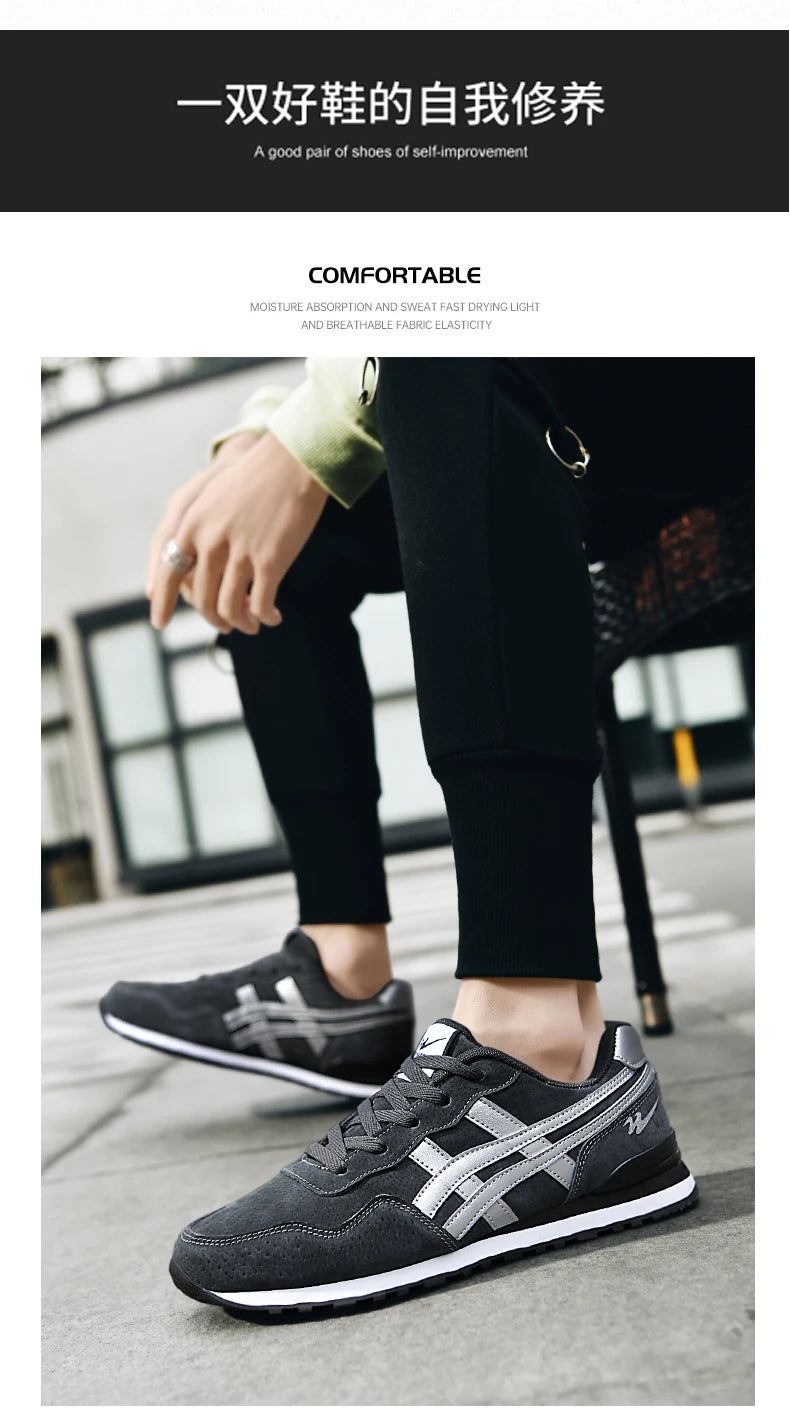 Double Star Men's Skateboard Shoes, Anti Slip and Wear-resistant, Lightweight and Fashionable, Versatile and Trendy Men's Shoes
