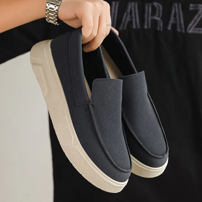 Hot Sale Platform Loafers Man Moccasins Big Size 46 Summer Men's Casual Shoes Comfortable Breathable Slip on Shoes For Men Flats