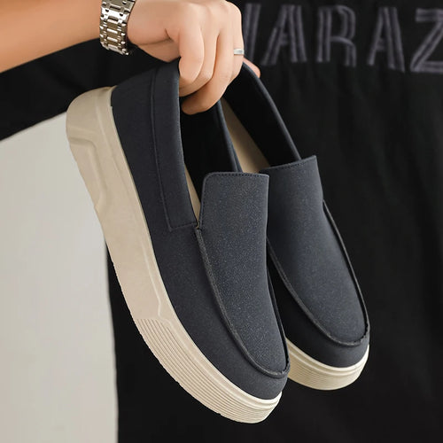 Hot Sale Platform Loafers Man Moccasins Big Size 46 Summer Men's Casual Shoes Comfortable Breathable Slip on Shoes For Men Flats