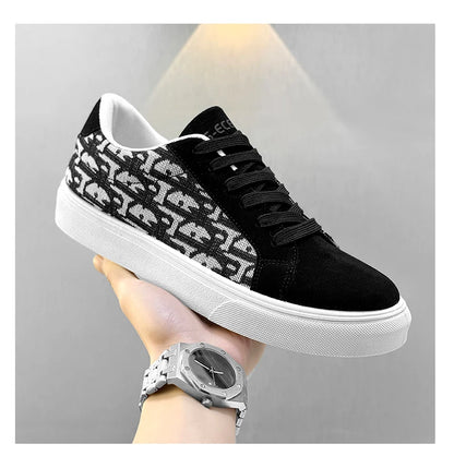 Skateboard Shoes Men Canvas Sneakers Casual Breathable Walking Shoes Lightweight Flat Shoes for Men Street Trend Sport Shoe