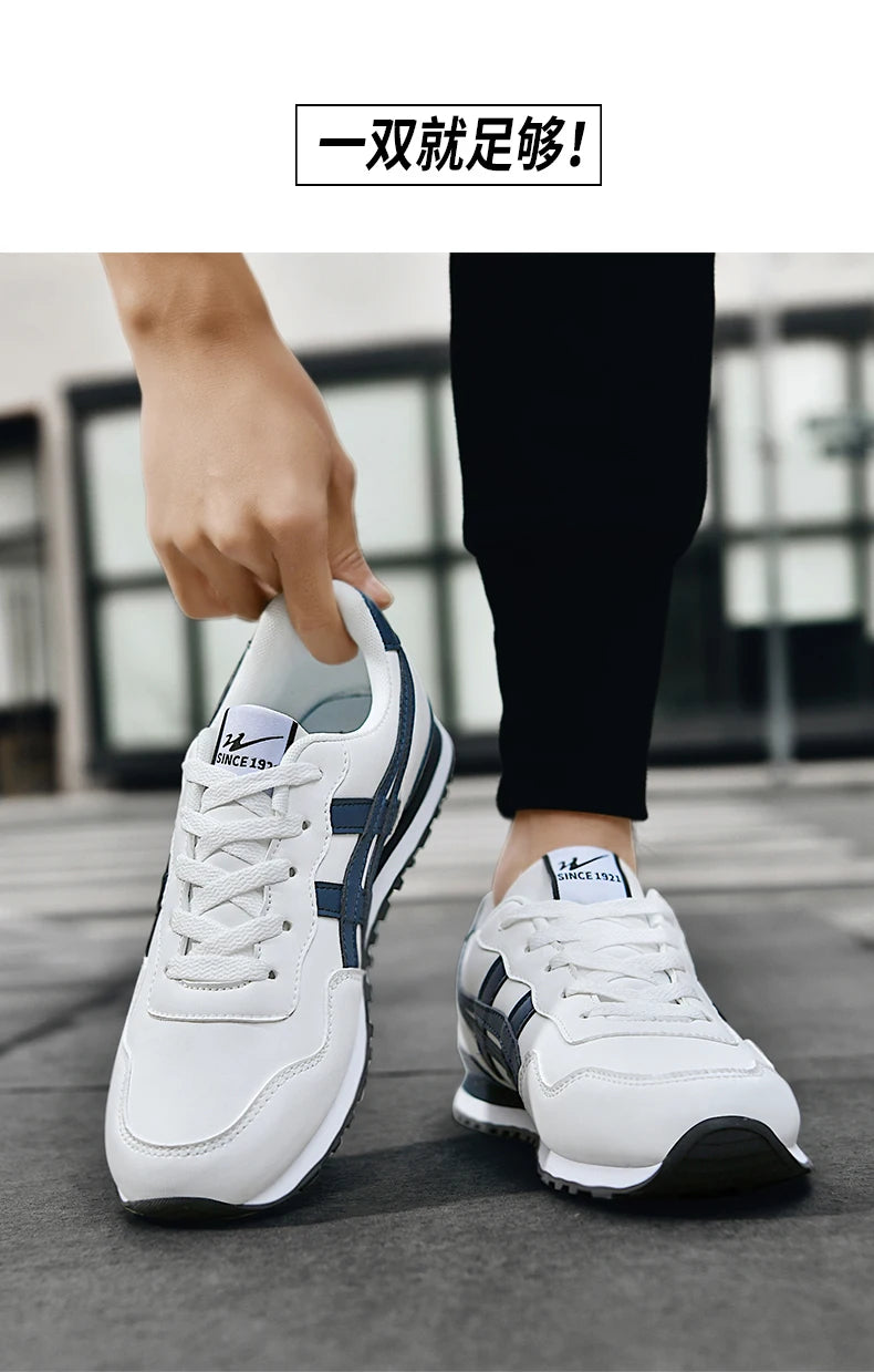Double Star Men's Skateboard Shoes, Anti Slip and Wear-resistant, Lightweight and Fashionable, Versatile and Trendy Men's Shoes