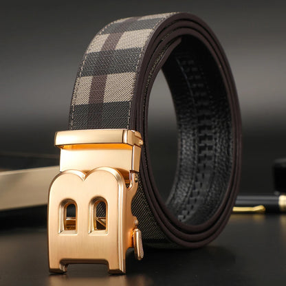 2025 New business Men Belt Male Genuine Leather Belt Strap Famous Brand Luxury Automatic B Belts for Women Canvas belt jeans