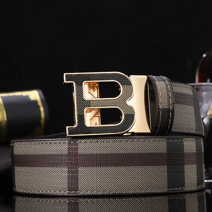 2025 New business Men Belt Male Genuine Leather Belt Strap Famous Brand Luxury Automatic B Belts for Women Canvas belt jeans
