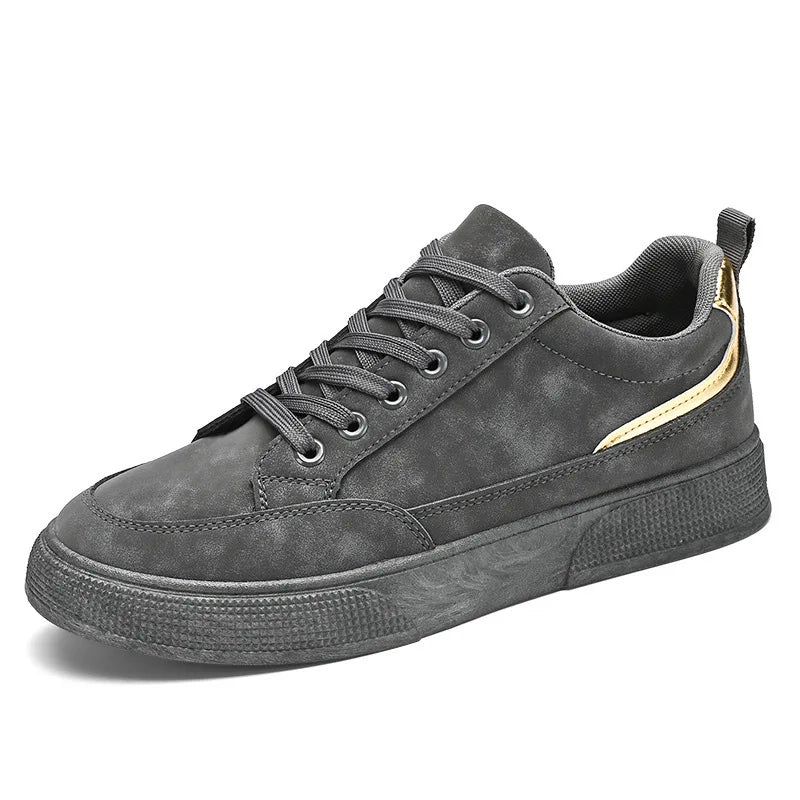 Men's casual sports shoes flat sole design low-top lace style soft soles comfortable and non-skid suitable for daily wear