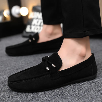 Men Loafers Soft High Quality Spring Autumn Shoes Men Casual Shoes Warm Slip on Flats Driving Shoes Large Size chaussure hommes