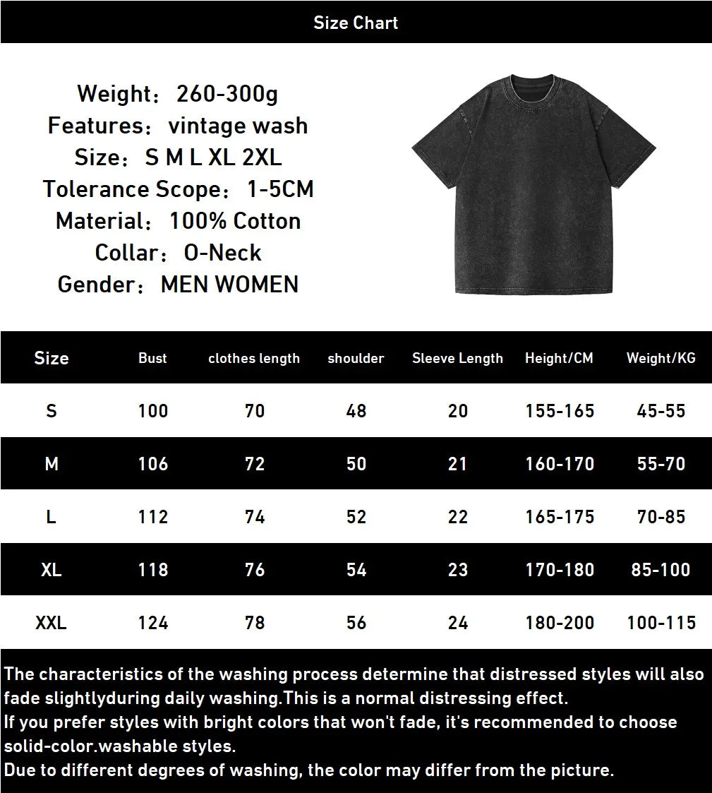 Jujutsu Kaisen Gojo Satoru T-shirt Anime Fashion Washed T Shirt Men's Women Clothing Summer Short Sleeve 100% Cotton Tees Tops