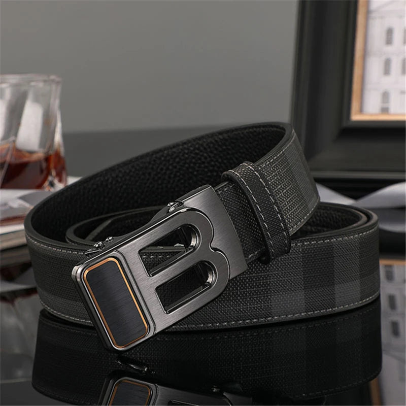 2025 New business Men Belt Male Genuine Leather Belt Strap Famous Brand Luxury Automatic B Belts for Women Canvas belt jeans