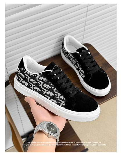 Skateboard Shoes Men Canvas Sneakers Casual Breathable Walking Shoes Lightweight Flat Shoes for Men Street Trend Sport Shoe