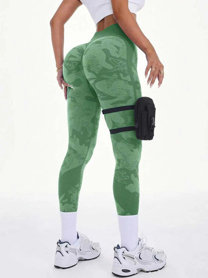 Women Camouflage Leggings Gym Fitness Athletic Workout Elastic Scrunch Leggins Yoga Pants Sports High Waist Training Tights
