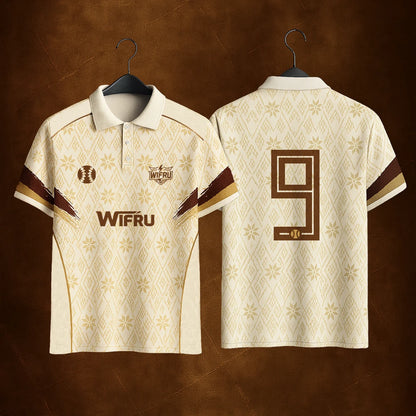 WIFRU Cricket Sports Jersey Men's Outdoor Lightweight Breathable Quick Dry POLO Shirt Youth Trainer Custom Number Uniform Tops