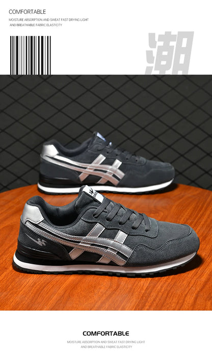 Double Star Men's Skateboard Shoes, Anti Slip and Wear-resistant, Lightweight and Fashionable, Versatile and Trendy Men's Shoes