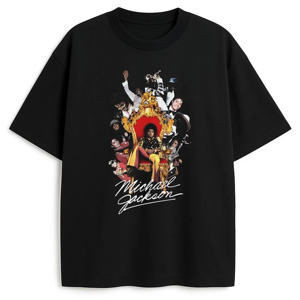 Hot Sale Salute To Michael Jackson Graphic Print T-Shirt Women Men Cotton Casual Streetwear Fashion Oversized Top Summer New Tee