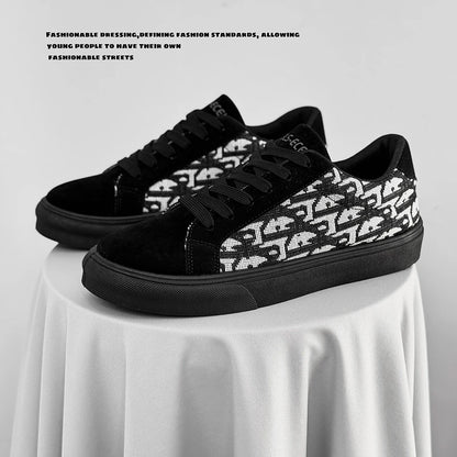 Skateboard Shoes Men Canvas Sneakers Casual Breathable Walking Shoes Lightweight Flat Shoes for Men Street Trend Sport Shoe