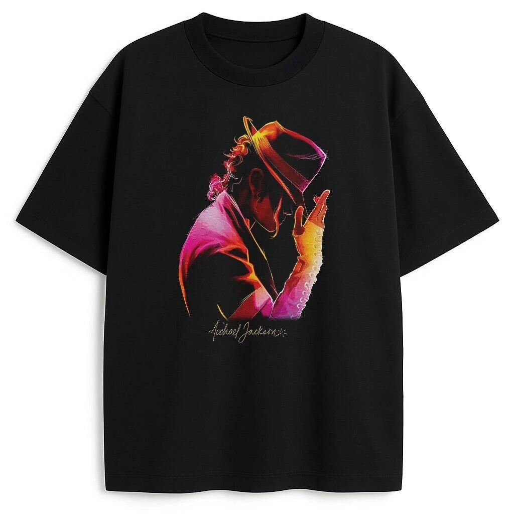Hot Sale Salute To Michael Jackson Graphic Print T-Shirt Women Men Cotton Casual Streetwear Fashion Oversized Top Summer New Tee