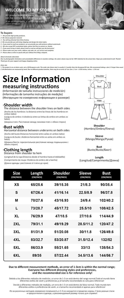 Spring And Summer American Trend 3D Printed Skull Men's Round-neck Top And Shorts, Hip-hop Style Trendy And Cool 2pcs Set