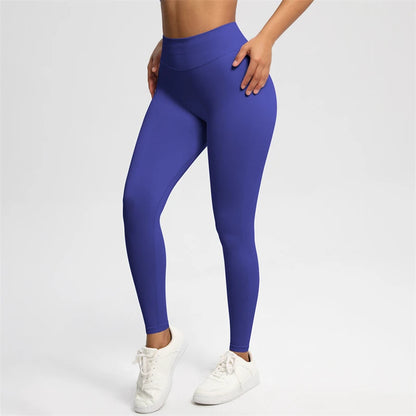 2026 Bum Shaping Leggings Women Seamless Sports Yoga Pants Low Ribbed Band Gym clothes Fitness Workout Scrunch Butt Tight