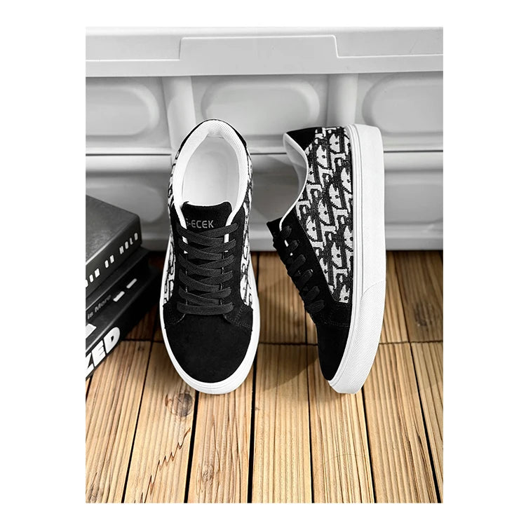 Skateboard Shoes Men Canvas Sneakers Casual Breathable Walking Shoes Lightweight Flat Shoes for Men Street Trend Sport Shoe