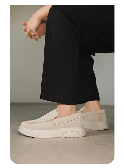 Hot Sale Platform Loafers Man Moccasins Big Size 46 Summer Men's Casual Shoes Comfortable Breathable Slip on Shoes For Men Flats