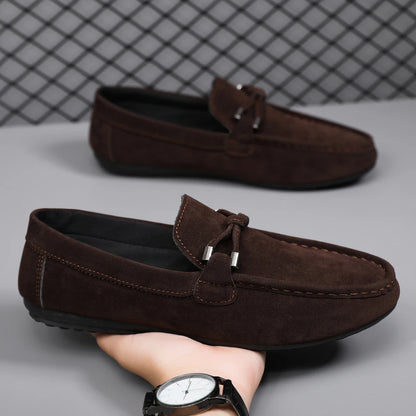 Men Loafers Soft High Quality Spring Autumn Shoes Men Casual Shoes Warm Slip on Flats Driving Shoes Large Size chaussure hommes