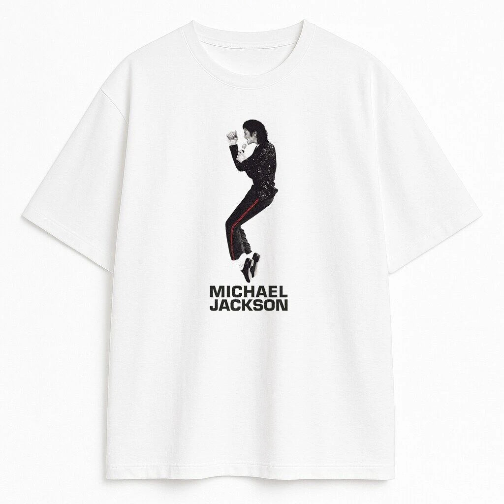 Hot Sale Salute To Michael Jackson Graphic Print T-Shirt Women Men Cotton Casual Streetwear Fashion Oversized Top Summer New Tee