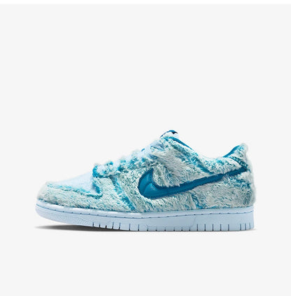 Nike genuine Dunk Low GS women's plush fashion sports shoes IM7171-301