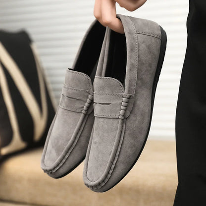 Men Loafers Soft High Quality Spring Autumn Shoes Men Casual Shoes Warm Slip on Flats Driving Shoes Large Size chaussure hommes